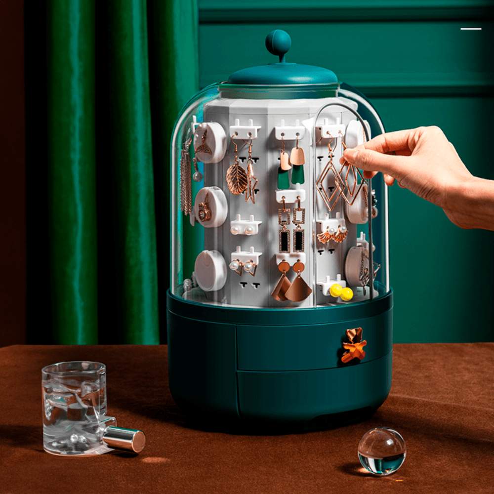 Estante Organizador de Joyas Giratorio