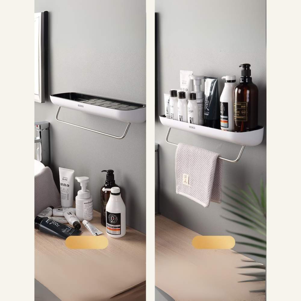 Repisa con Barra para Baño