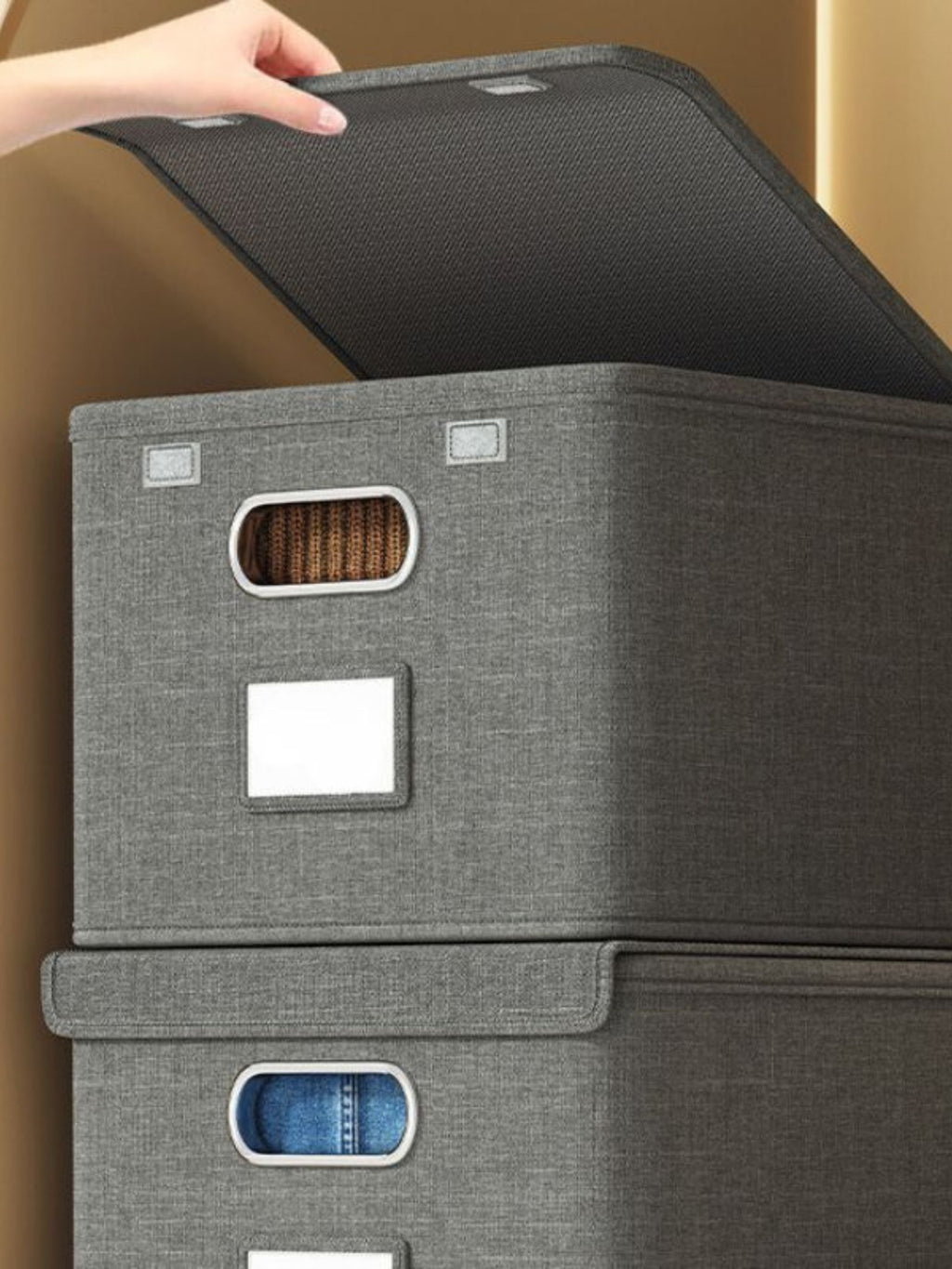 Caja Organizadora Con Tapa Para Ropa
