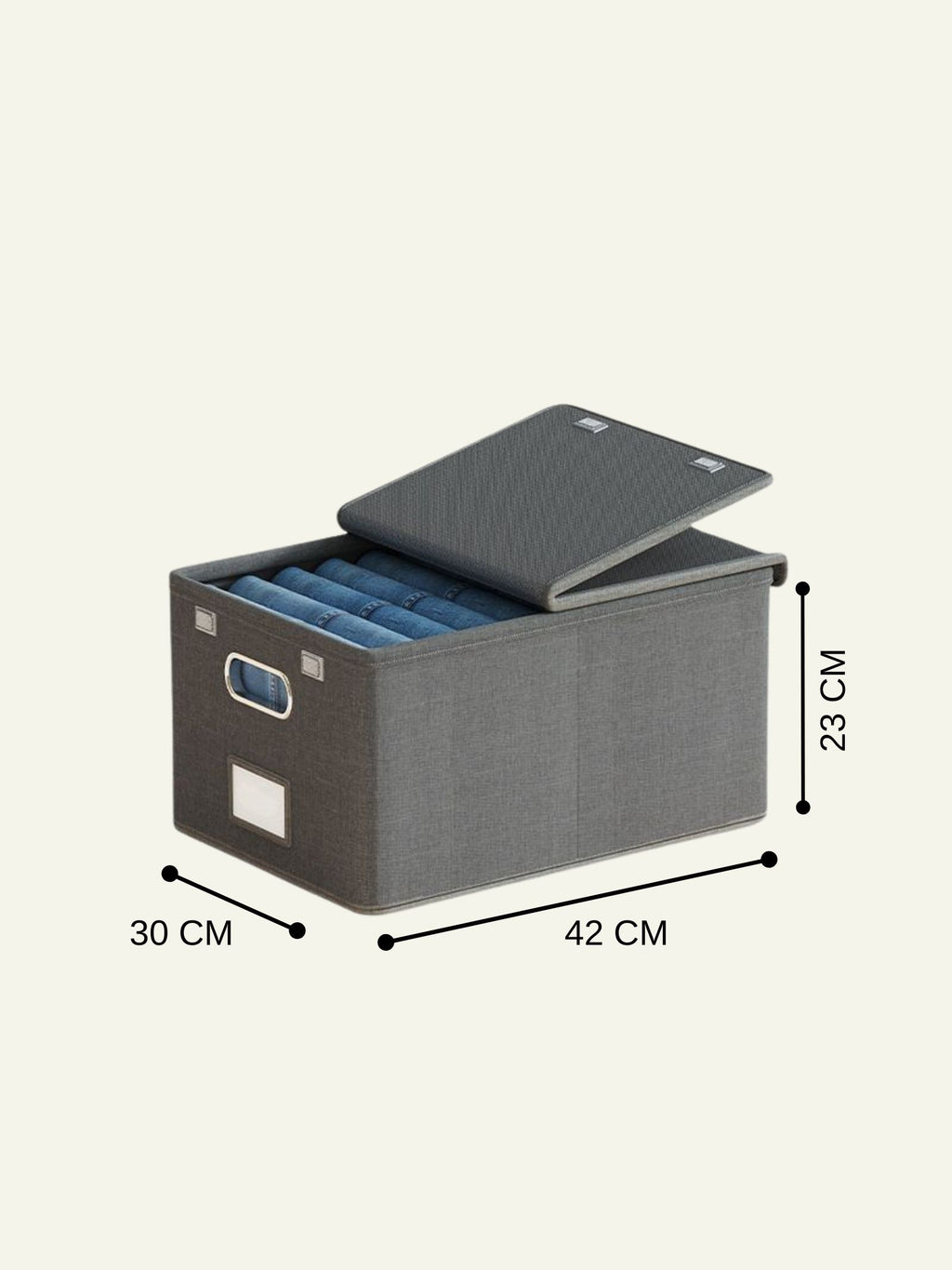 Caja Organizadora Con Tapa Para Ropa
