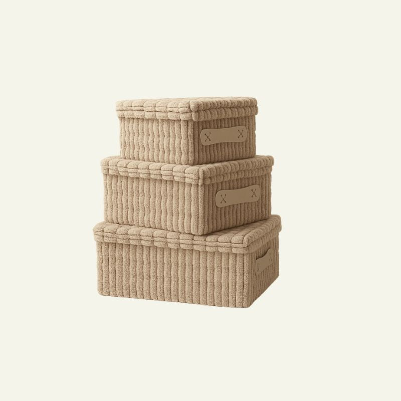 Set de 3 Cestas de Almacenamiento Apilables