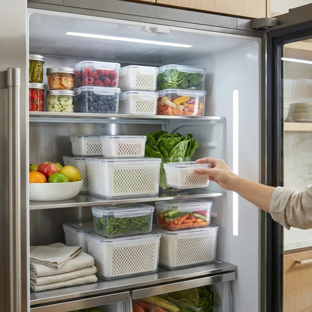 Cajas Apilables Recipientes para Almacenamiento