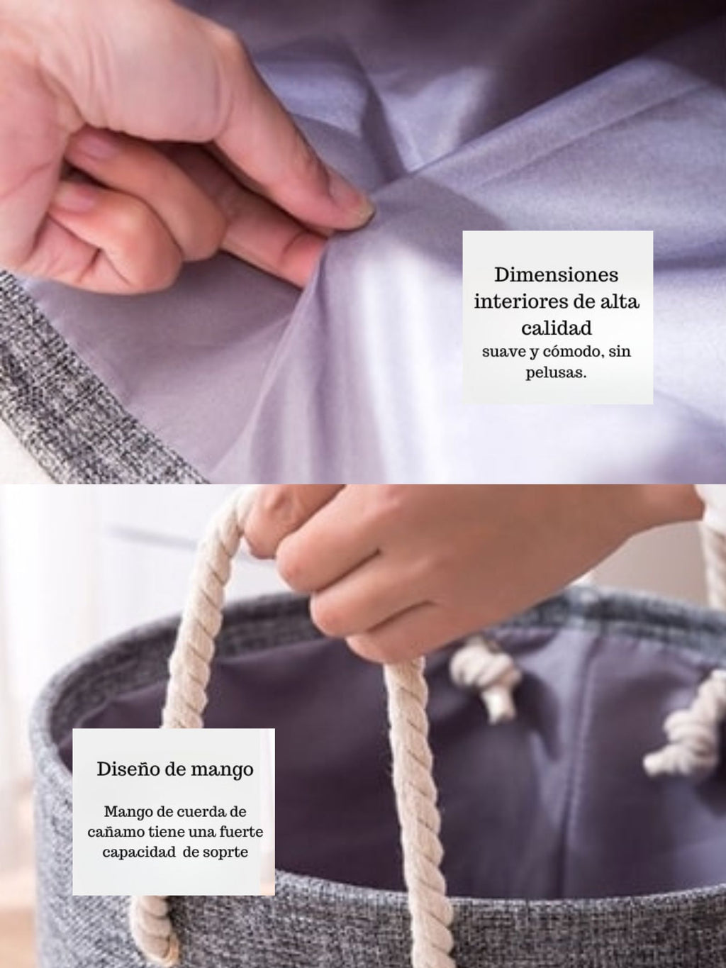 Cesta Plegable de Lavandería