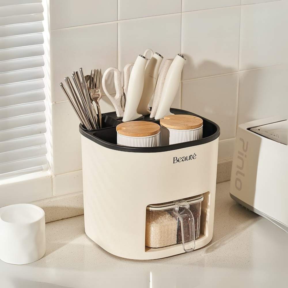 Organizador de Utensilios de Cocina y Condimentos