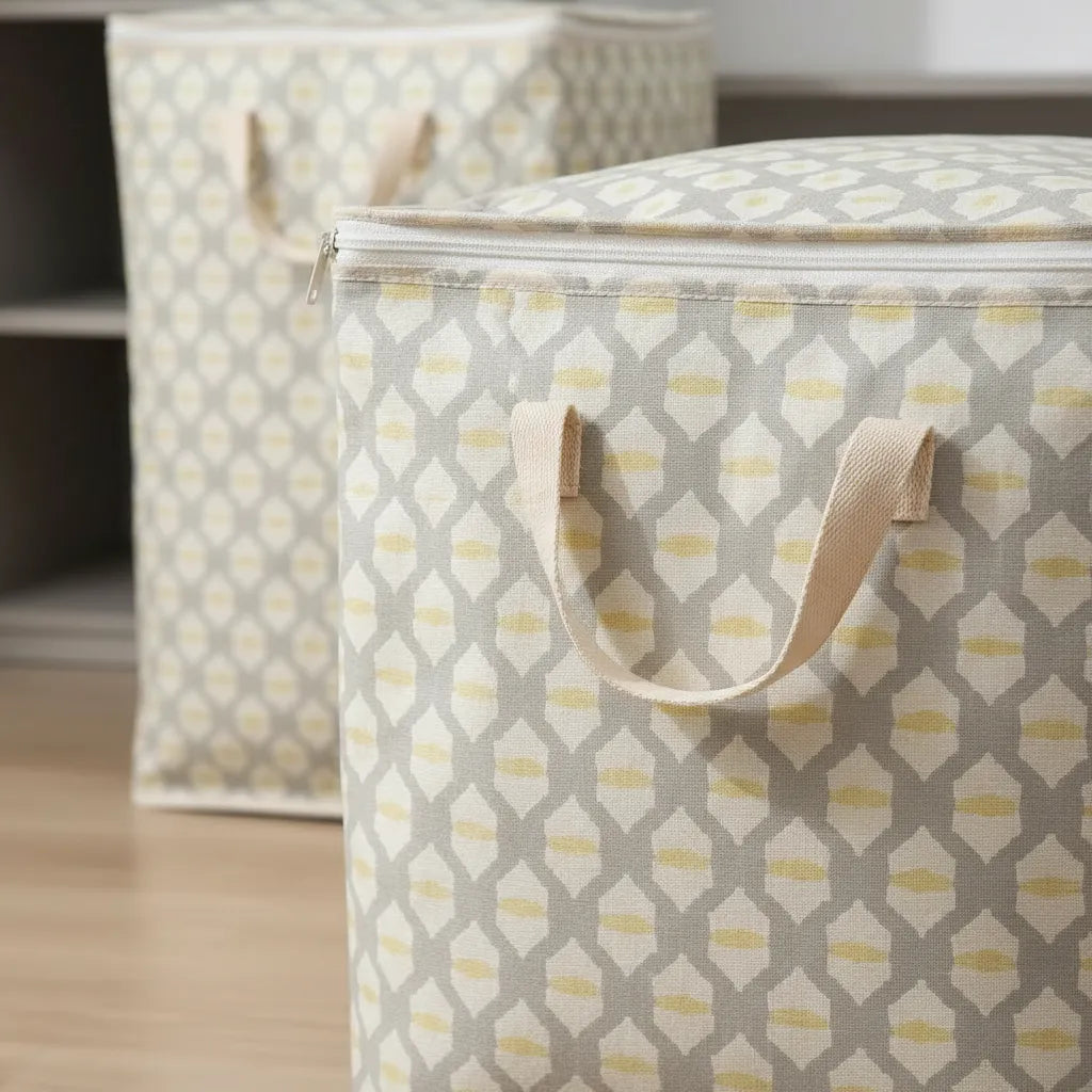 Set de 3 Bolsas de Tela para Almacenamiento de Ropa