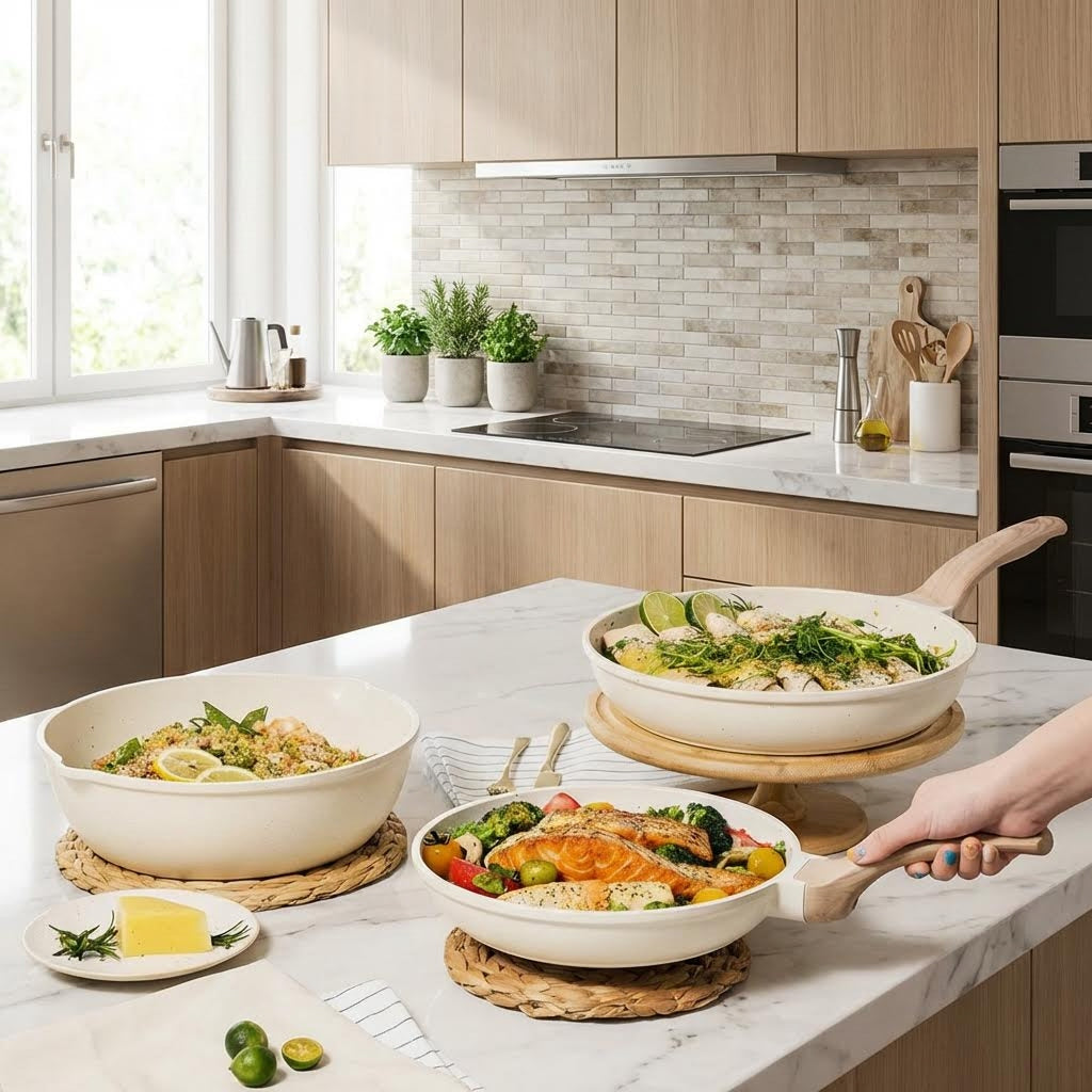 Juego de Ollas en Ceramica