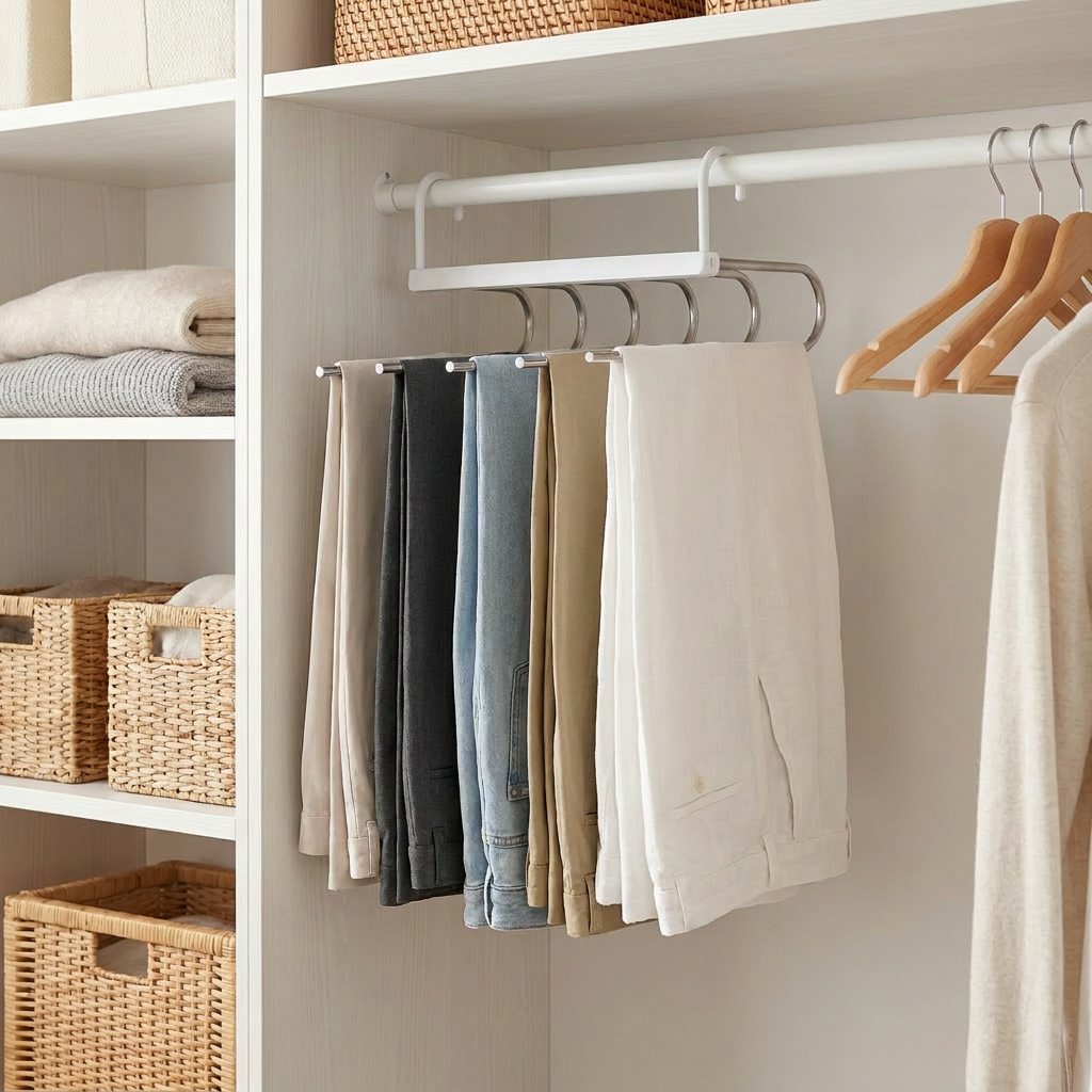Perchero Plegable de Ropa Multifuncional - vista 4