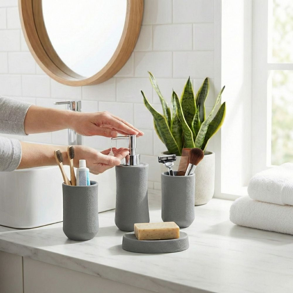 Set Decorativo de Accesorios para Baño